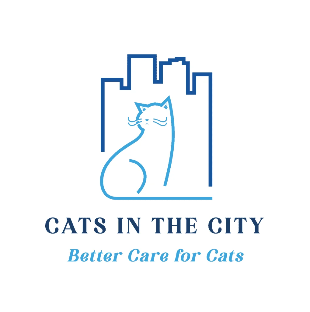 Cats in the City logo with cat silhouette and “Better Care for Cats” tagline